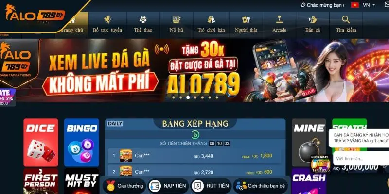 Tổng Quan Về Trang Chủ Alo789